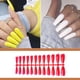 thumbnail image 3 of Vogacara Uñas postizas largas, cortas y encantadoras, accesorios de belleza para manicura de uñas postizas para el hogar, puntas de arte de manicura Juegos de manicura Sangre roja Vogacara CE013543-09B, 3 of 5