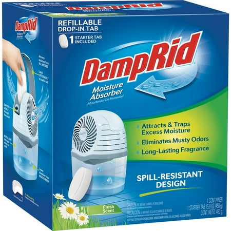 DampRid 15.8 Oz. Fresh Scent Spill Resistant Refillable Moisture Absorber FG96 FG96 624575