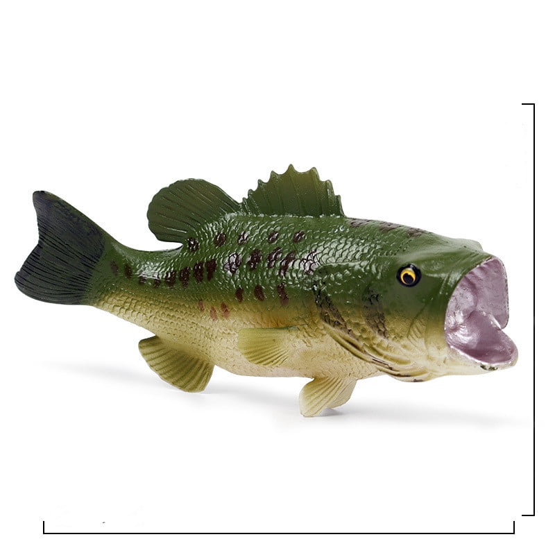 Homeex Simulated Solid Static Sea Bass Model Green
