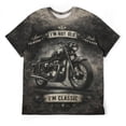 thumbnail image 3 of LAOLIUSN Men's Motorcycle Graphic T Shirt, Vintage Biker Classic Bike Print Short Sleeve Crew Neck Tee, S-4XL, 3 of 7