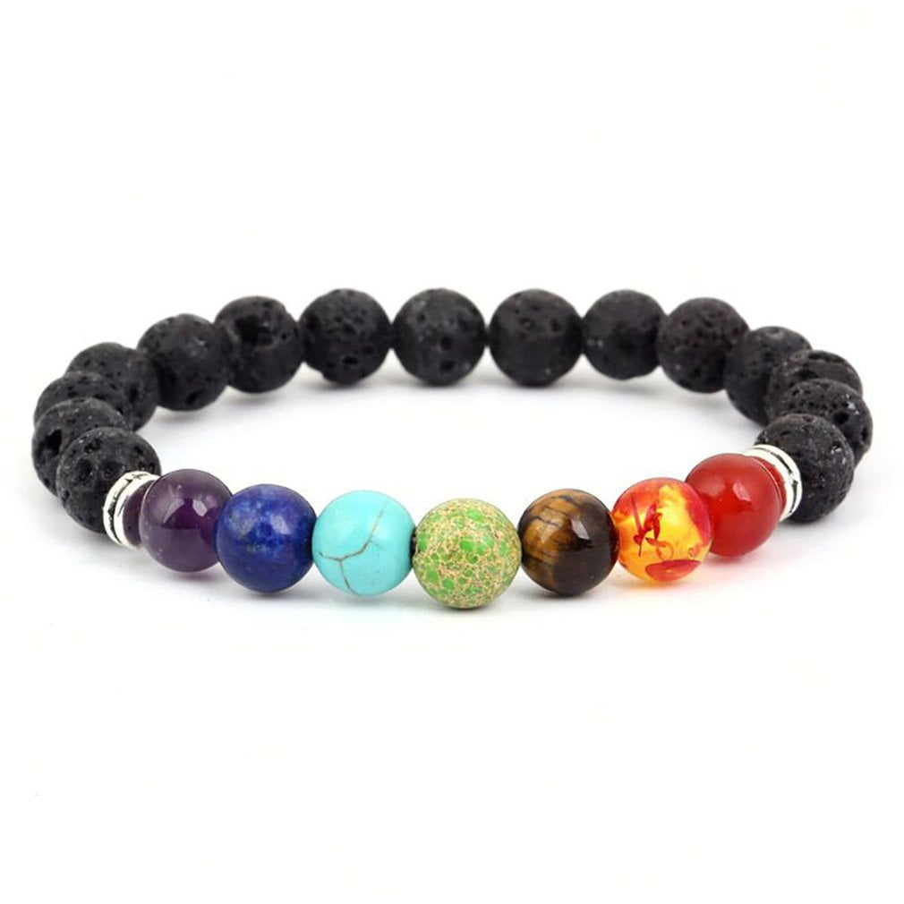Details about   LAVA ROCK METALLIC COLORED GEMSTONE MAGNETIC CLASP WOMENS BRACELET LOW PRICED