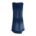 thumbnail image 3 of TopLLC Robes d'Été pour Femmes 2022, Robe Bohème Décontractée Tendance, Robe Midi à Fleurs à Col Rond pour Dames Grande Taille, Robe Débardeur de Plage Ample, 3 of 4