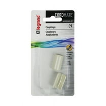 Wiremold C9 Coupling Cord Cover, Plastic, Ivory