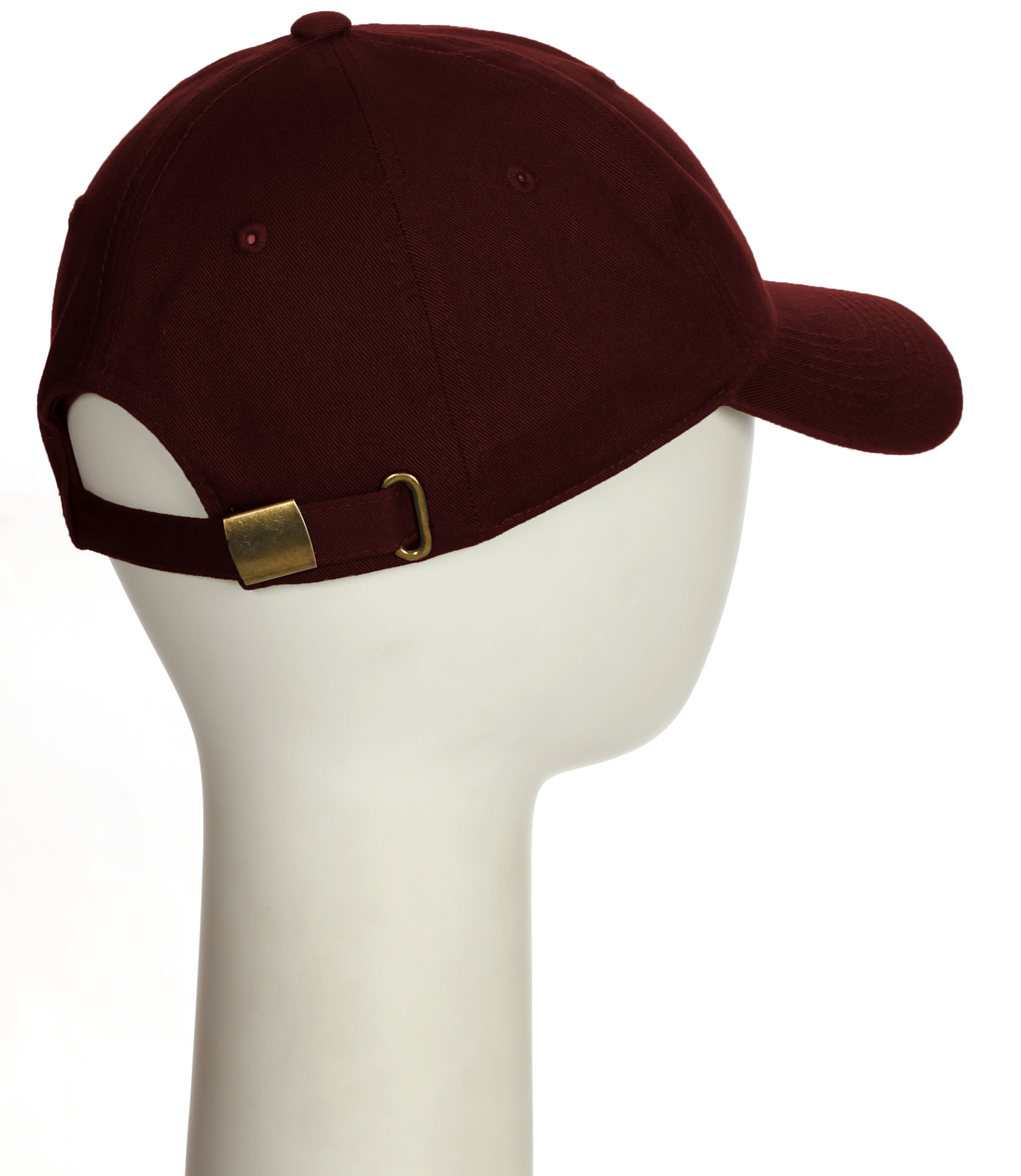 Custom Hat A to Z Initial Letters Classic Baseball Cap, Burgundy Hat White Navy Letter H - image 3 of 4