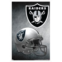 NFL Las Vegas Raiders – Helmet 20 Wall Poster, 22.375" x 34", Framed