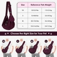 thumbnail image 3 of AUTOWT Dog Carrier Sling, Padded Adjustable Shoulder Strap Dog Carriers for Small Dogs Puppy, 3 of 8