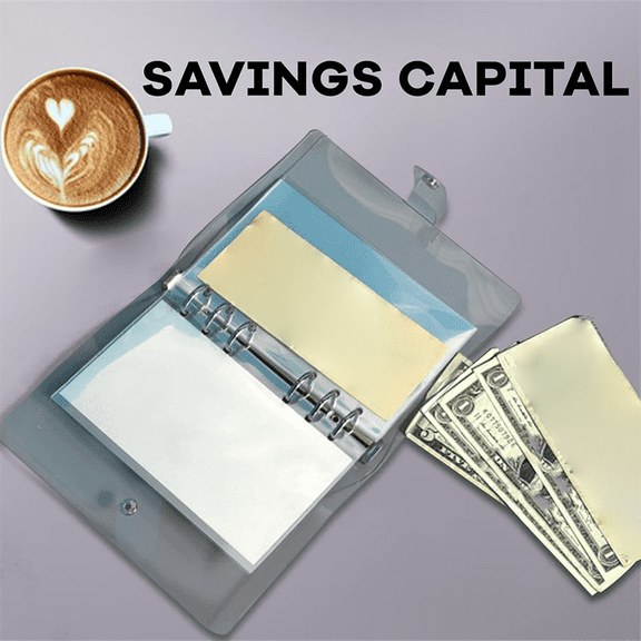 12-Month Envelopes Money Saving Challenge Binder, 12 Month Savings Challenge, Money Saving Binder 5K,1 x Money Saving book