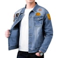 thumbnail image 3 of Chamarra De Mezclilla Para Hombre Shendy Vendy Con Bolsillos Denim, 3 of 4