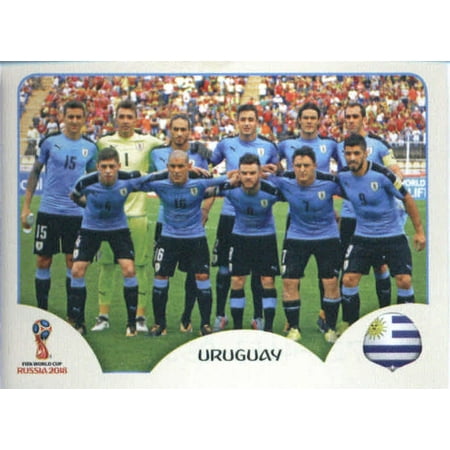 2018 Panini World Cup Stickers Russia #93 Team Photo Uruguay Soccer (The Best Soccer Team In The World Ever)