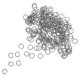 thumbnail image 1 of Open Toy Jump Rings Iron Key Rings for Jewelry Making 100Pcs, 1 of 4