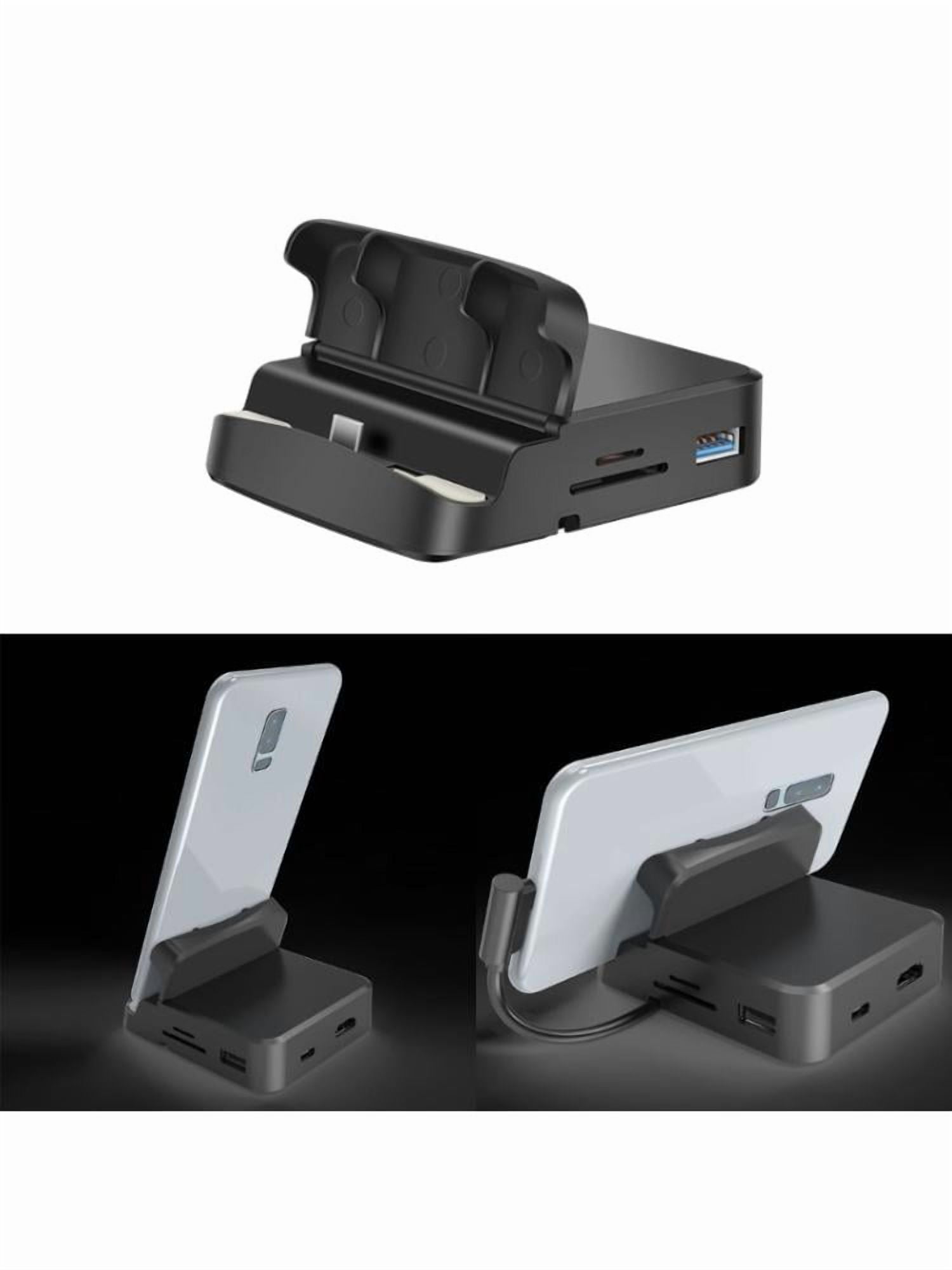 MultiDevice USB C Docking Station USB C Hub with Data Port PD Charging Port SD/TF Card Reader for Enhanced Connectivity