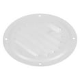 thumbnail image 5 of 5 Inch Round Marine Boat Louvered Ventilation Vent 316 Stainless Steel Venting Panel Cover Silver Tone, 5 of 6
