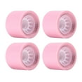 thumbnail image 2 of Almencla Lot de 4 Roulements de Roue de Croisière Stables pour Longboard Planche à Roulettes 70x51mm et Rose, 2 of 7