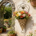thumbnail image 2 of Panier Suspendu en Fer pour Fleurs, Jardinière Murale pour Plante d'Intérieur et d'Extérieur, 2 of 6
