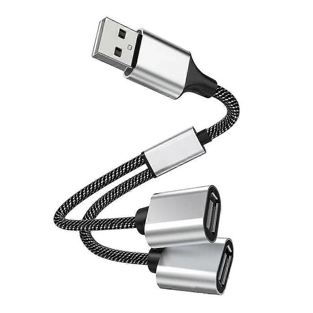 USB To USB 2.0 Triple USB Port HUB OTG Adapter Cable Data Charging Convertor USB Extension Splitter