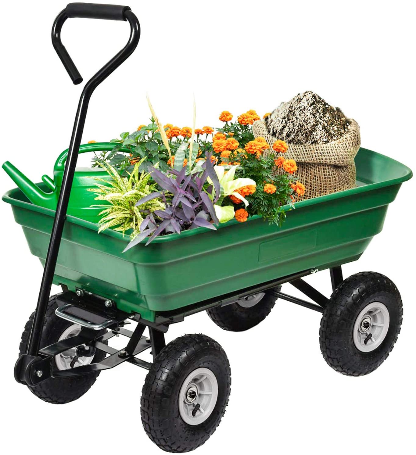 Садовая тачка-тележка Garden Cart, 80л