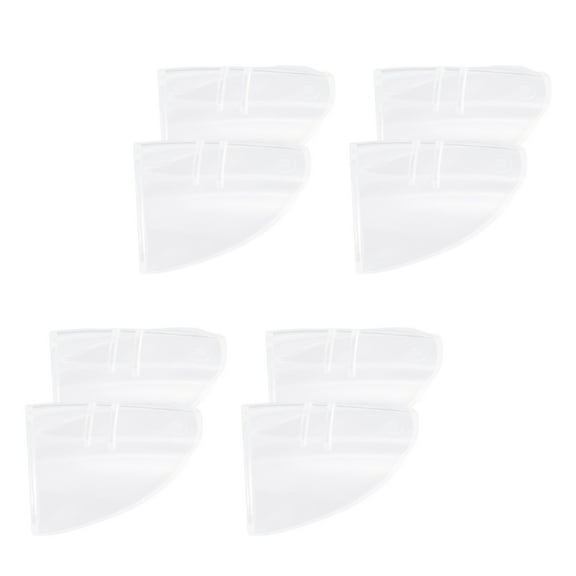 Raindrops  4 Pairs Visor Glasses TPU Eyeglasses Wing Flexible Protector