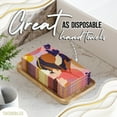 thumbnail image 4 of 100-pack Floral Napkins, Guest Disposable Dinner Napkins - 2 Ply for Tea Party Decor, Hand Towels - Crown Display, 4 of 6
