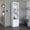 White, variant on Durable Bar Cabinet with Wall Anchor - Ideal for Long-Term Use