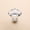 Clear Crystal+Polished Chrome Base, variant on 4 Pack Glass Cabinet Knobs, Crystal Knobs for Dresser Drawer, Square Furniture Knobs and Pulls, Brushed Nickel