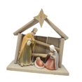 thumbnail image 4 of Figura de la Natividad de Navidad Figura de la Sagrada Familia, Figura de Adorno Artesanal de Mesa para Mesa de Interior, Gabinete de Escritorio, 4 of 9