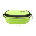 thumbnail image 4 of Inteprter Fiambrera térmica elegante de acero inoxidable con caja fuerte duradera y práctica para contenedores de alimentos Cocina y Comedor, 4 of 6