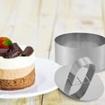 thumbnail image 5 of 6 Pcs Cooking Ring Set, Stainless Steel Cake Rings Cake Mold Baking Ring Mold, 5 of 5