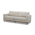 thumbnail image 5 of Better Homes & Gardens Springwood Wood Frame 83.46" Couch, Cream Linen, Light Honey Woodbase Finish, 5 of 13