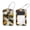 multicolored 3, variant on PhooArto 2 Pcs Luggage Tags, Bees and Daisy Flowers Privacy Cover ID Label with Stainless Steel Loop and Address Card for Travel Bag Suitcase