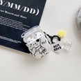 thumbnail image 3 of For AirPods Pro 2/3rd Gen 2021/1/2/Pro case，Shockproof Scarf Bear TPU Case Cover With Pendant, 3 of 5