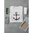 thumbnail image 3 of Black Anchor With Pink Ribbon Tee Men's -Image by Shutterstock, 3 of 4