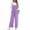 Purple, variant on Busydd Rompers for Women Wide Leg One Piece Jumpsuits for Women Dressy Casual Loose Solid Color Overalls with Pockets