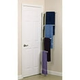 thumbnail image 1 of Household Essentials Hinge-It Clutterbuster Family Towel Bar, Silver, 1 of 5