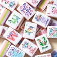 thumbnail image 2 of American Mahjong Set with 160 Tiles & Blue Portable Case - 1.2 Inch 4-Layer Engraved Acrylic Tiles for Beginners & Pros, Complete Game Set with Dice, Perfect for Game Night New packing, 2 of 6