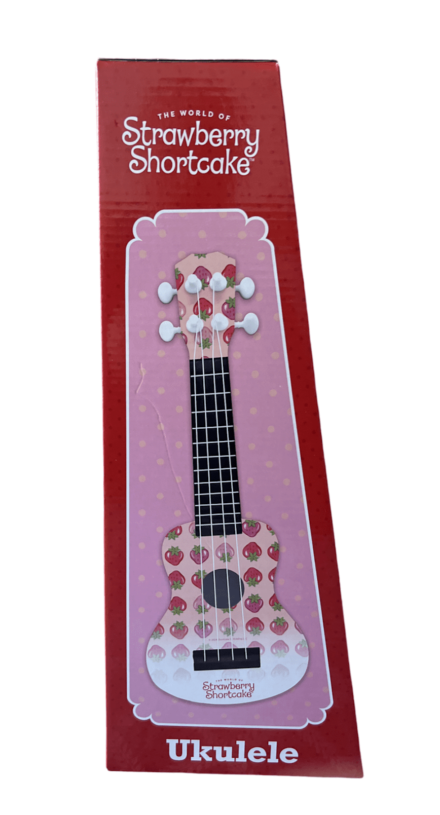 Strawberry Shortcake Ukulele Working Tuning Pegs!