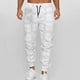 thumbnail image 1 of Pantalones deportivos de longitud completa con estampado a cuadros para hombre, informales, con cordón y tobillo, de poliéster, 1 of 4