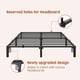 thumbnail image 5 of 10-pulgada tamaño completo-size metal platform marco de cama: no box spring, no screws, 800 lbs capacity, heavy duty, tool-free assembly con reinforced iron slats y legs, 5 of 7