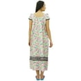 thumbnail image 4 of Bimba Women's Cotton Printed Nightwear Nursing Moms Sleepwear Baby Shower Gift, 4 of 7
