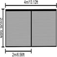 thumbnail image 3 of POINTERTECK Garage Door Screen for 2 Car  Heavy Duty Garage Screen Mesh with Magnets  Retractable Hands  Magnetic Double Car Garage Screen  Hands Free Mesh Partition Keeps Bugs Out  Pet a, 3 of 8