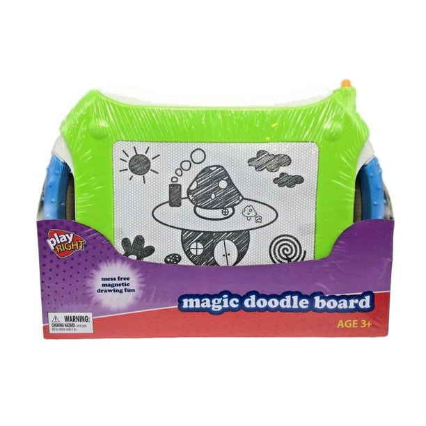 Play Right Magic Doodle Board Mess Free Magnetic Drawing Fun Ages 3