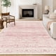thumbnail image 1 of Alfombra Brakki rosa, lavable, 160 x 230 cm, para sala de estar, 1 of 7