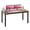 Retro color, variant on COZONY 63" Modern Computer Desk with Sturdy Metal Frame, Large Writing Table for Home Office, Study, Gaming, Seats 2-4,Width 80cm,Retro color