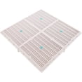 thumbnail image 2 of AquaStar 24101 24" Square Frame with Four 12" Square Flat Grates - White, 2 of 7