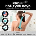 thumbnail image 2 of Aplicador de loción Bearback para espalda y cuerpo con 2 rodillos, color verde azulado, 2 of 8