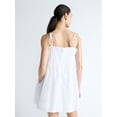 thumbnail image 3 of Free Assembly Women’s Pintuck Cotton Eyelet Mini Dress, Sizes XS-XXL, 3 of 5