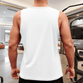 thumbnail image 2 of Men's Vintage Graphic Tank Top Cotton Athletic Sleeveless Shirt Casual Gym Vest, 2 of 10