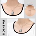 thumbnail image 4 of Cremation Jewelry Frog Shape Urn Necklace Ashes Keepsake Holder Memorial Urn Necklace Sweater Necklace, 4 of 6