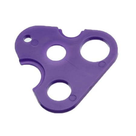 

1x Oil Roller Ball Bottle Opener Key Tools - Triangle Purple 4×4cm