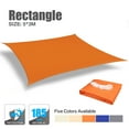 thumbnail image 4 of Sun Shade Sail Rectangle 6.5/10/12/13/16FT Waterproof Outdoor Garden Patio Party Sunscreen Awning Canopy 98% UV Block With Free Rope, 4 of 7