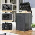 thumbnail image 3 of 48 Gallon Package Delivery Box, Large Lockable Storage Box, Double-Wall Resin Outdoor Package Delivery and Waterproof Deck Box for Porch, Patios, 3 of 14
